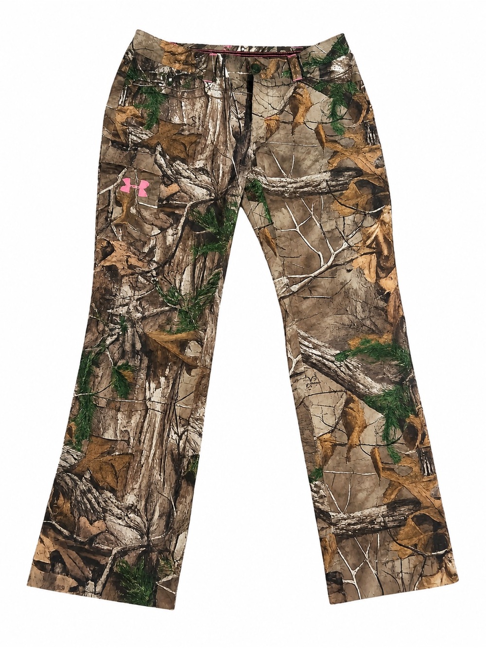 Under Armour Realtree Xtra Hunting Pants Womens 8 Early Season Camo Ripstop
